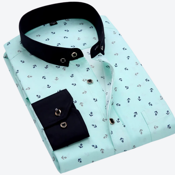 Finnick Nautical Print Shirt