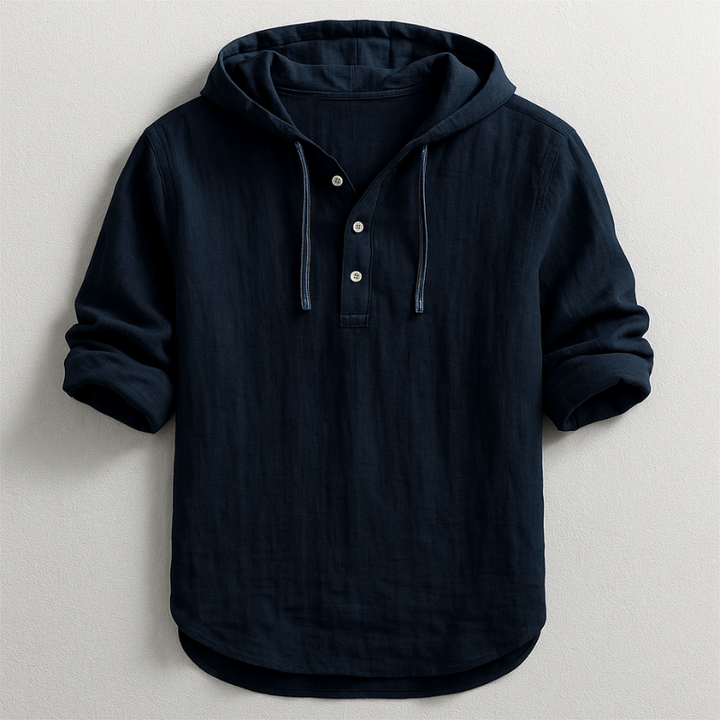 Luxury Hooded Linen Shirt