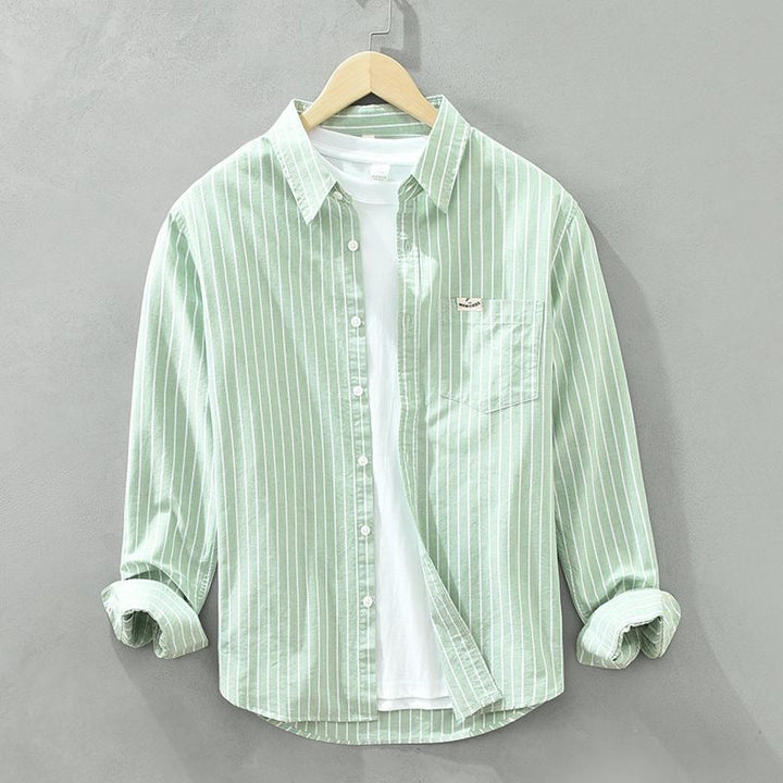 Jonas Striped Linen Shirt
