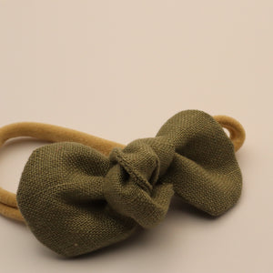 The Isla Bow - Olive