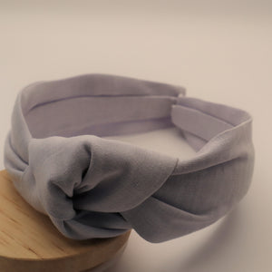 Topknot Headband - Pastel Lilac